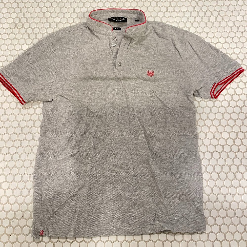 The Kooples Sport Gray Collared Shirt